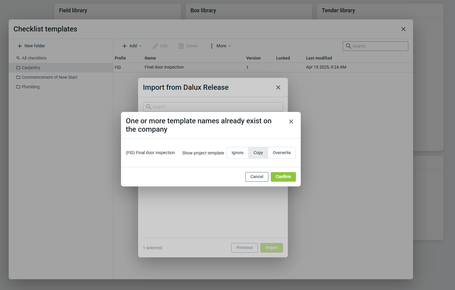 DA-111640 Add note when importing checklists to the company profile.png